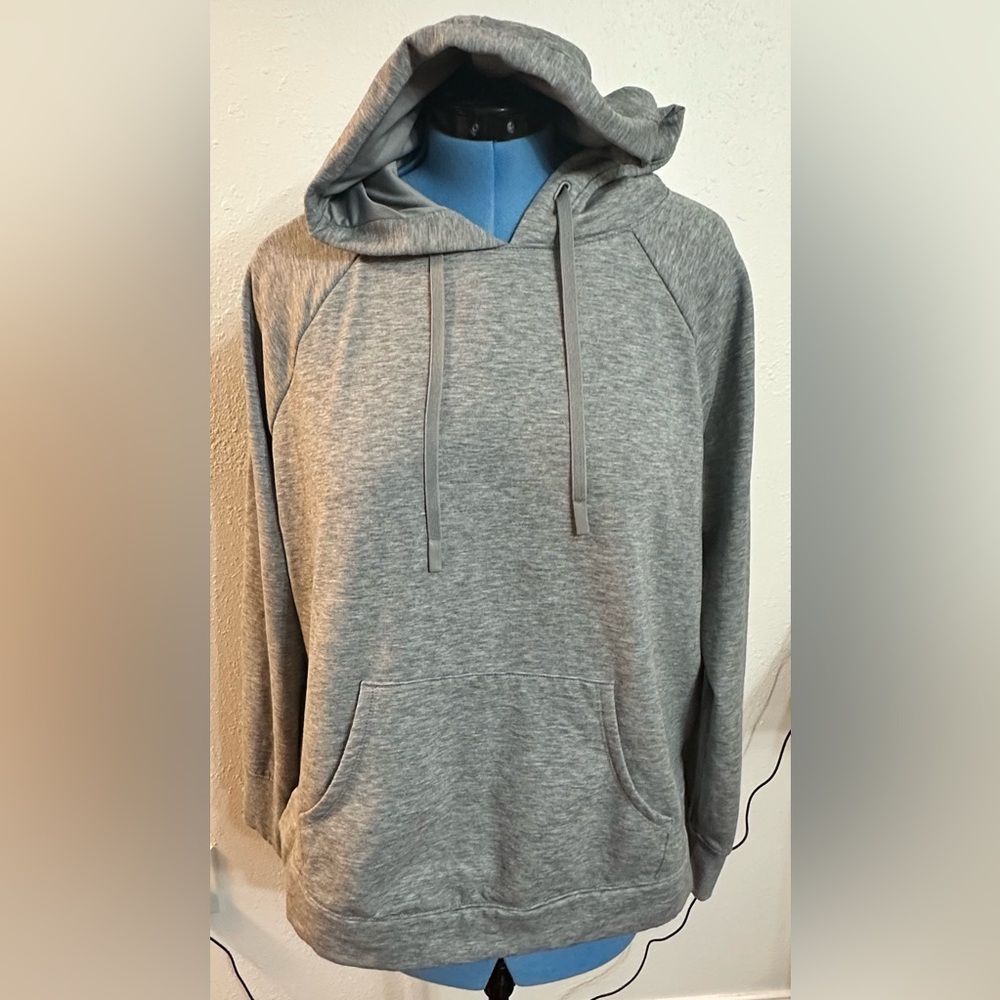 Gray Pullover Hoodie Athletic Works XL Super Soft Unisex